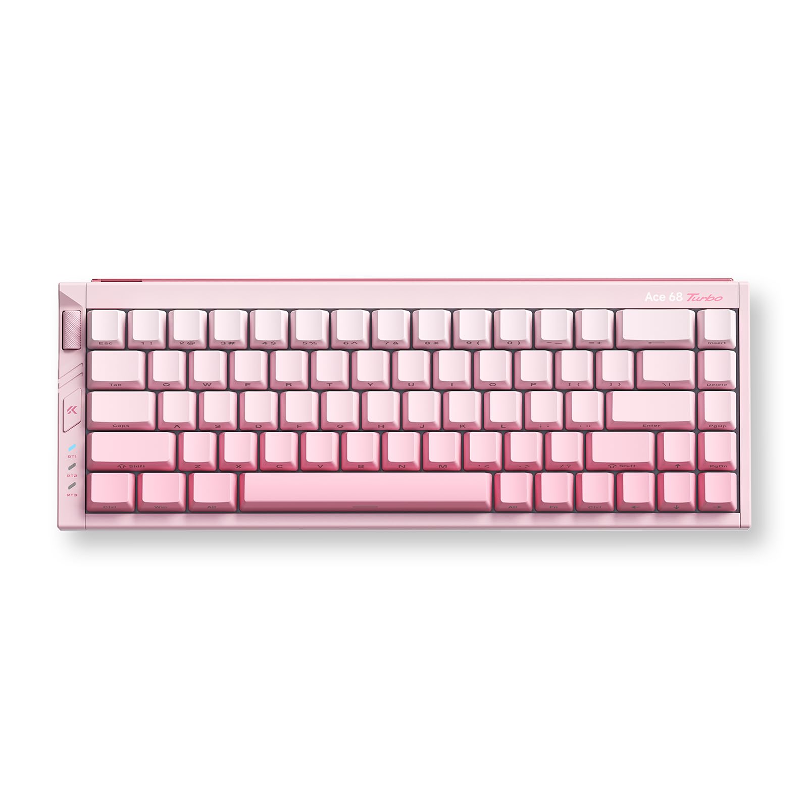 MCHOSE Ace68 Turbo HE Teclado 8000Hz Rapid Trigger, Rosa