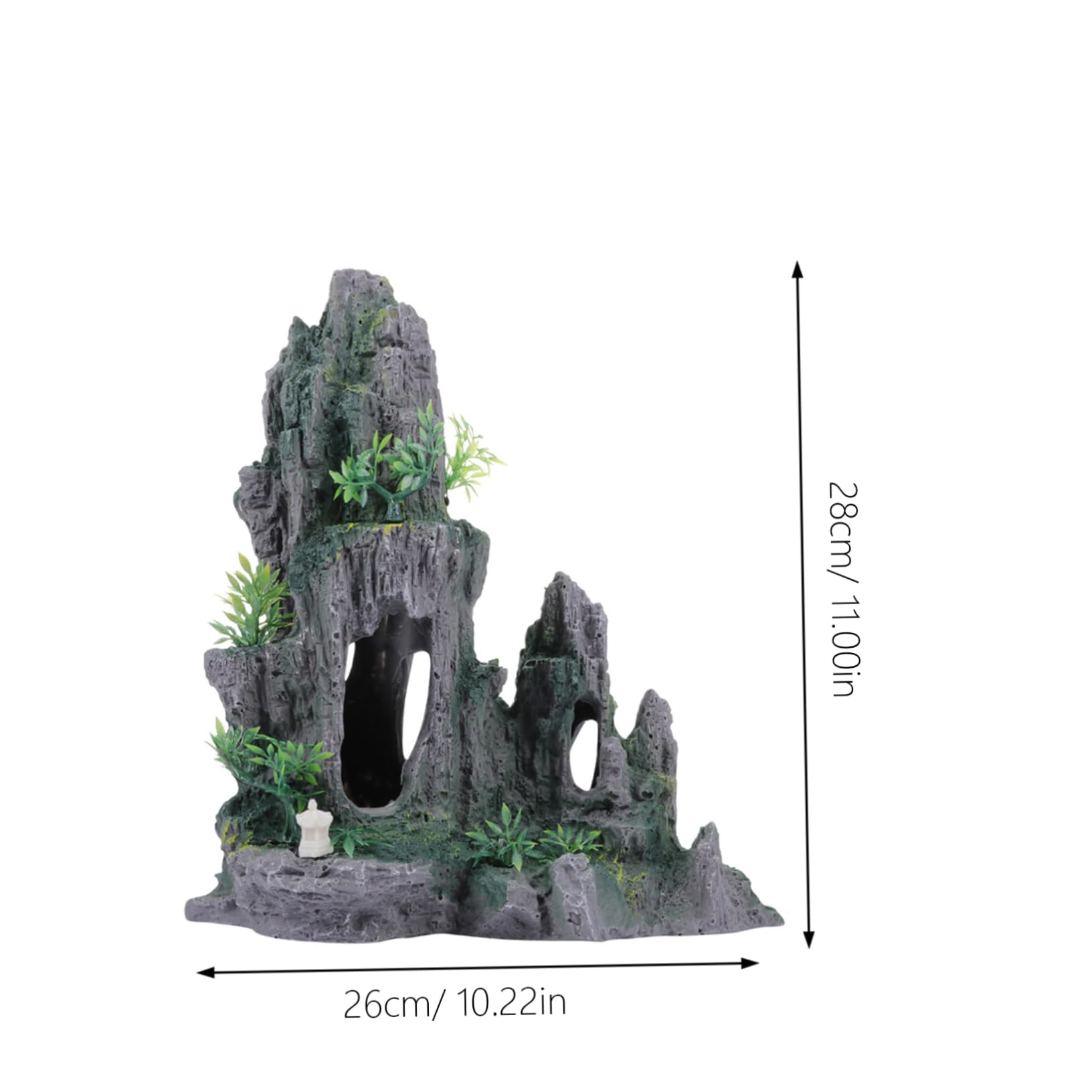 DOITOOL Adorno De Acuario Imitación De Rocas Artificiales para Peceras Decoración De Paisaje para Agua Dulce y Salada Fácil De Limpiar y Seguro para Peces y Camarones