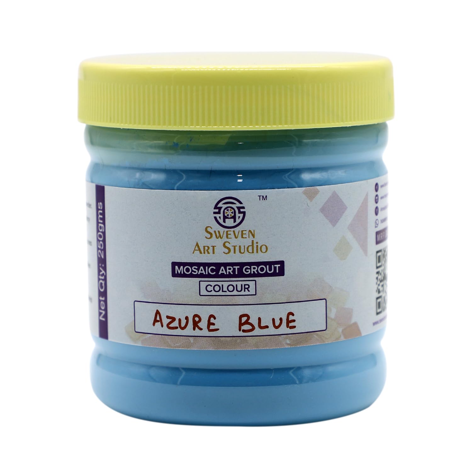 Sweven Art, Ready-to-Mix Tile Grout Powder for Mosaic Art in Azure Blue Color (Pack of 250Gms) (B0C868K45F) Amazon Price History, Amazon Price Tracker