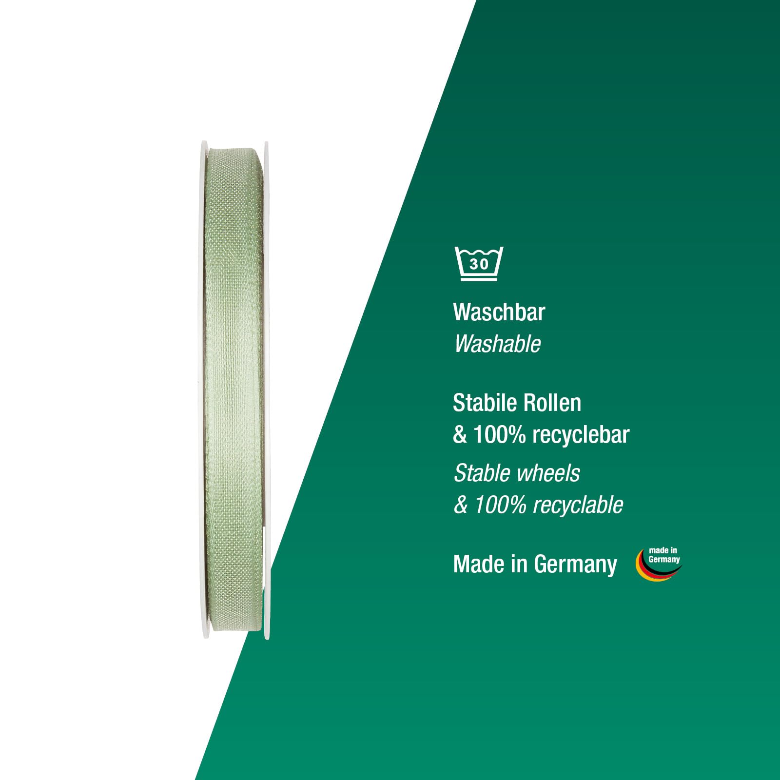 Halbach Seidenbänder Ruban Cadeau - Largeur : 25 Mm - Longueur : 25 M - Fabriqué En Allemagne - Ruban Cadeau Dans