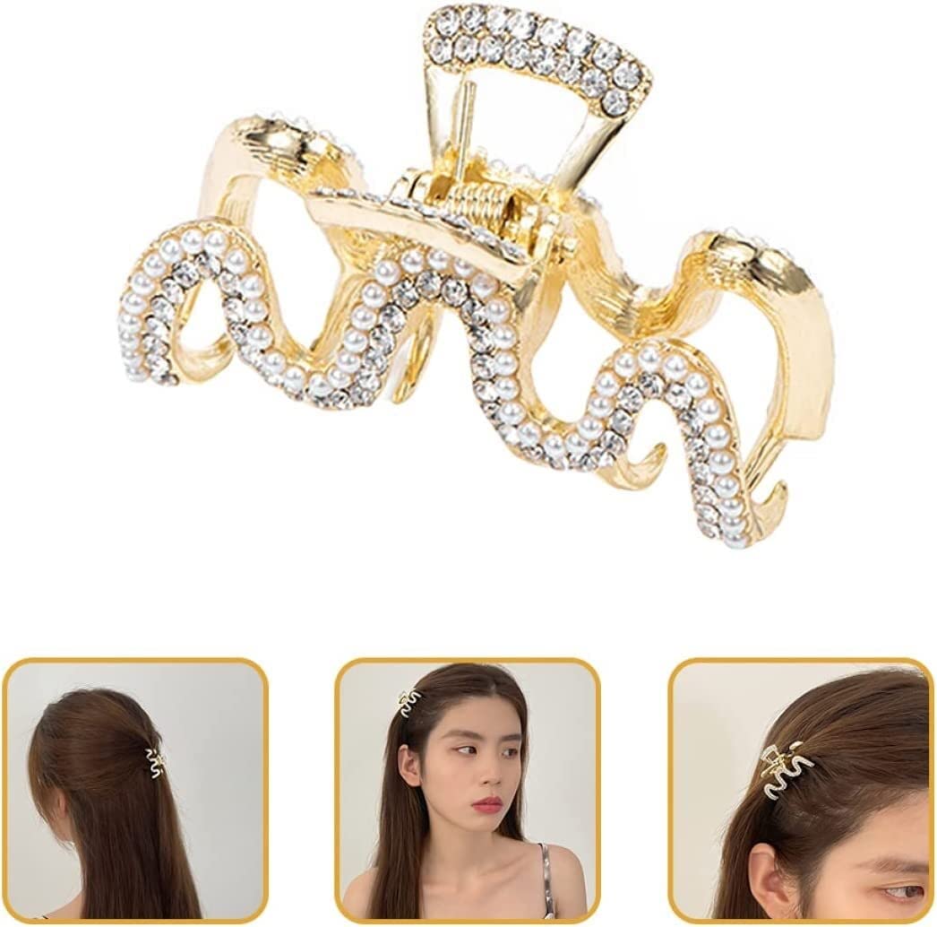 2 fermagli for capelli con strass for capelli floreali