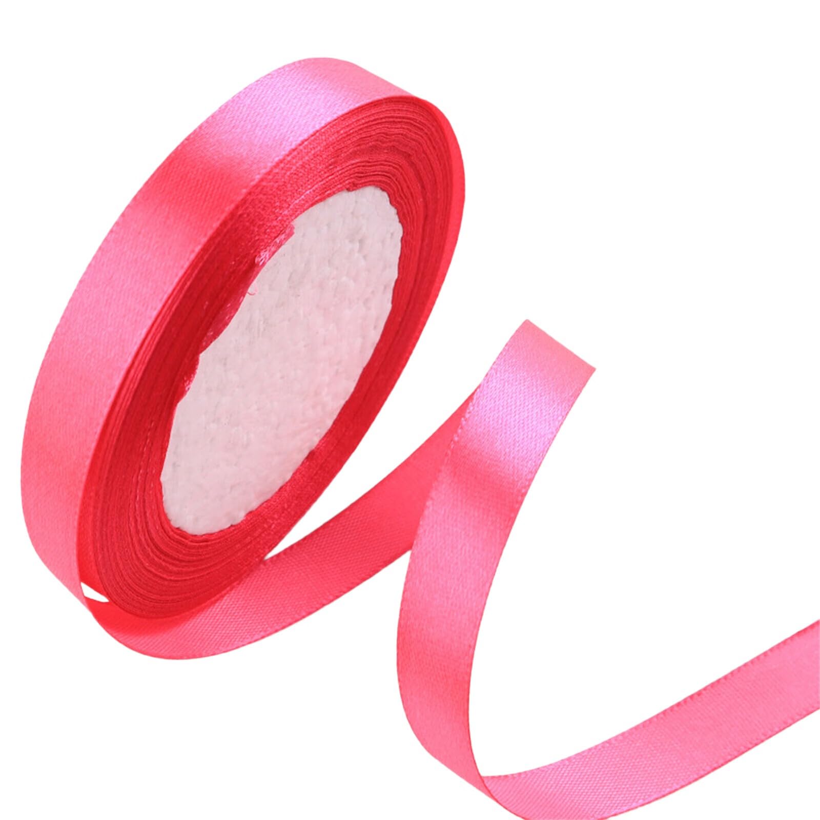 Buxuaaaa 2Rolls Wrapping Ribbon Christmas Ribbons for Christmas Bows Crafting Wrapping Wedding Party Decoration 2Rolls / Pack Invitation Card Ribbon