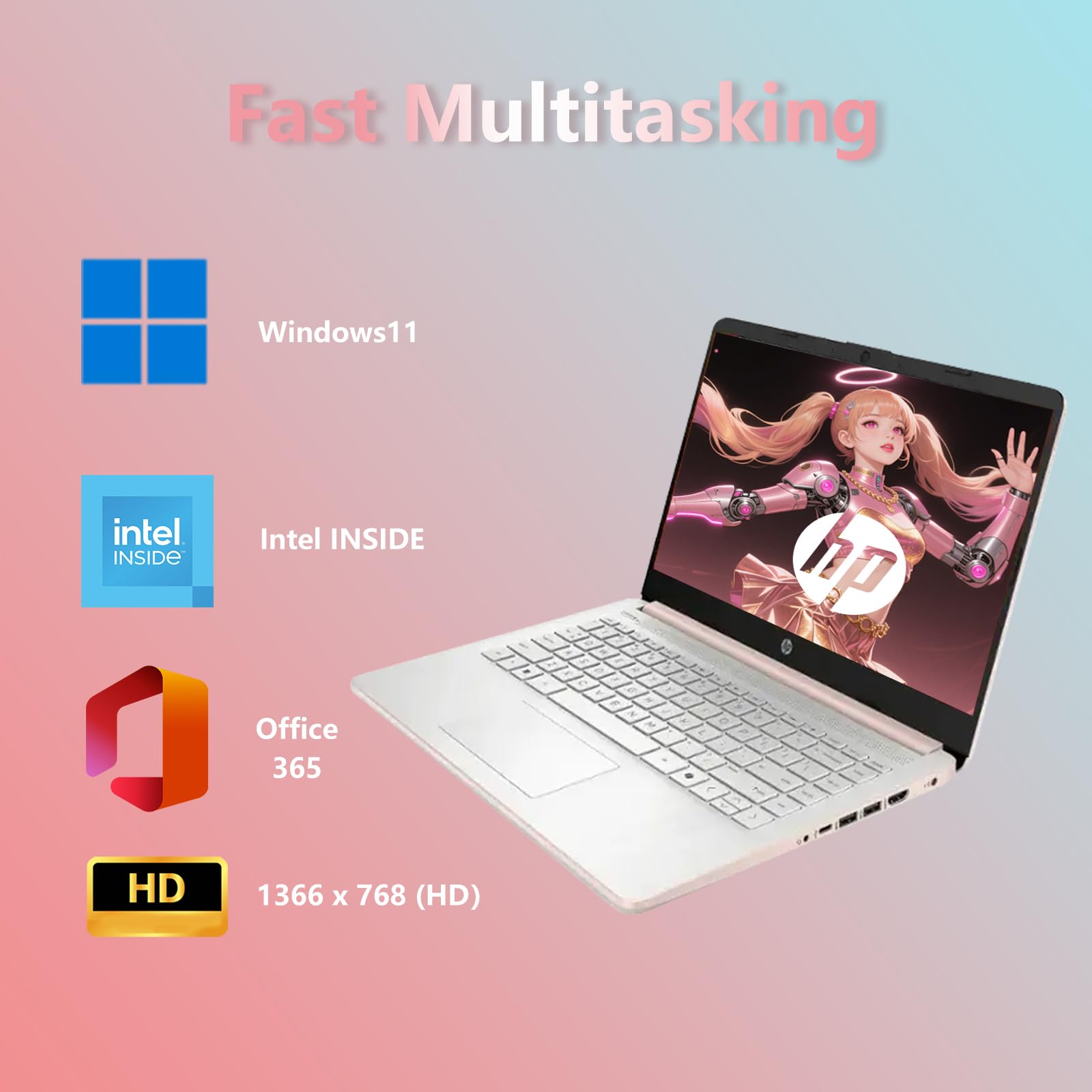 Amazon.co.jp: HP 14インチ ノートパソコン ビジネス 学生 スリム