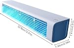 Cooling Tower Air Conditioner Fan for Bedroom, Portable Kitchen Cooling Air Conditioner, Standing Bladeless Air Conditioner that Blows Cold Air for(White)