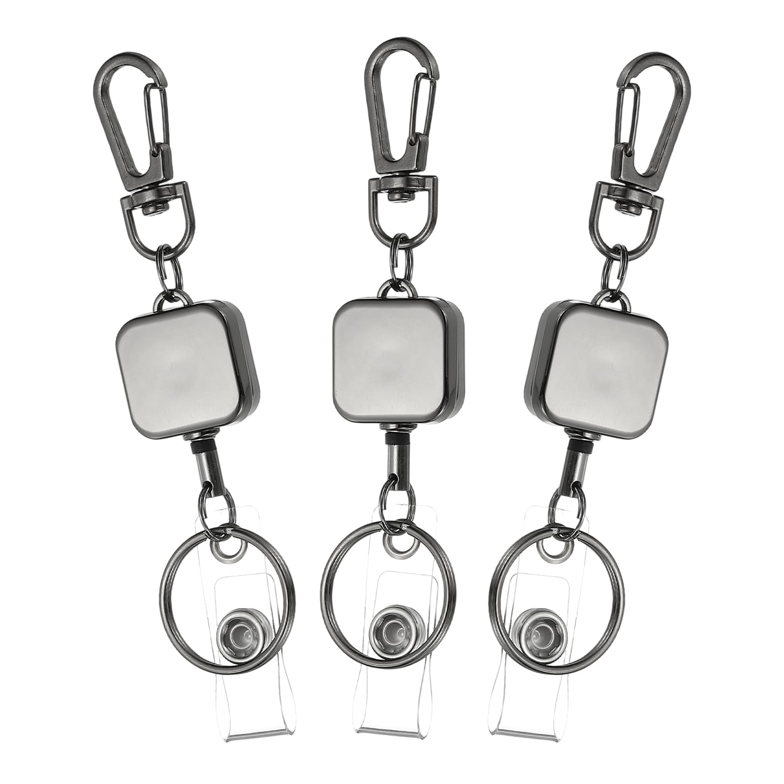 PATIKIL 3Pack Retractable Keychain