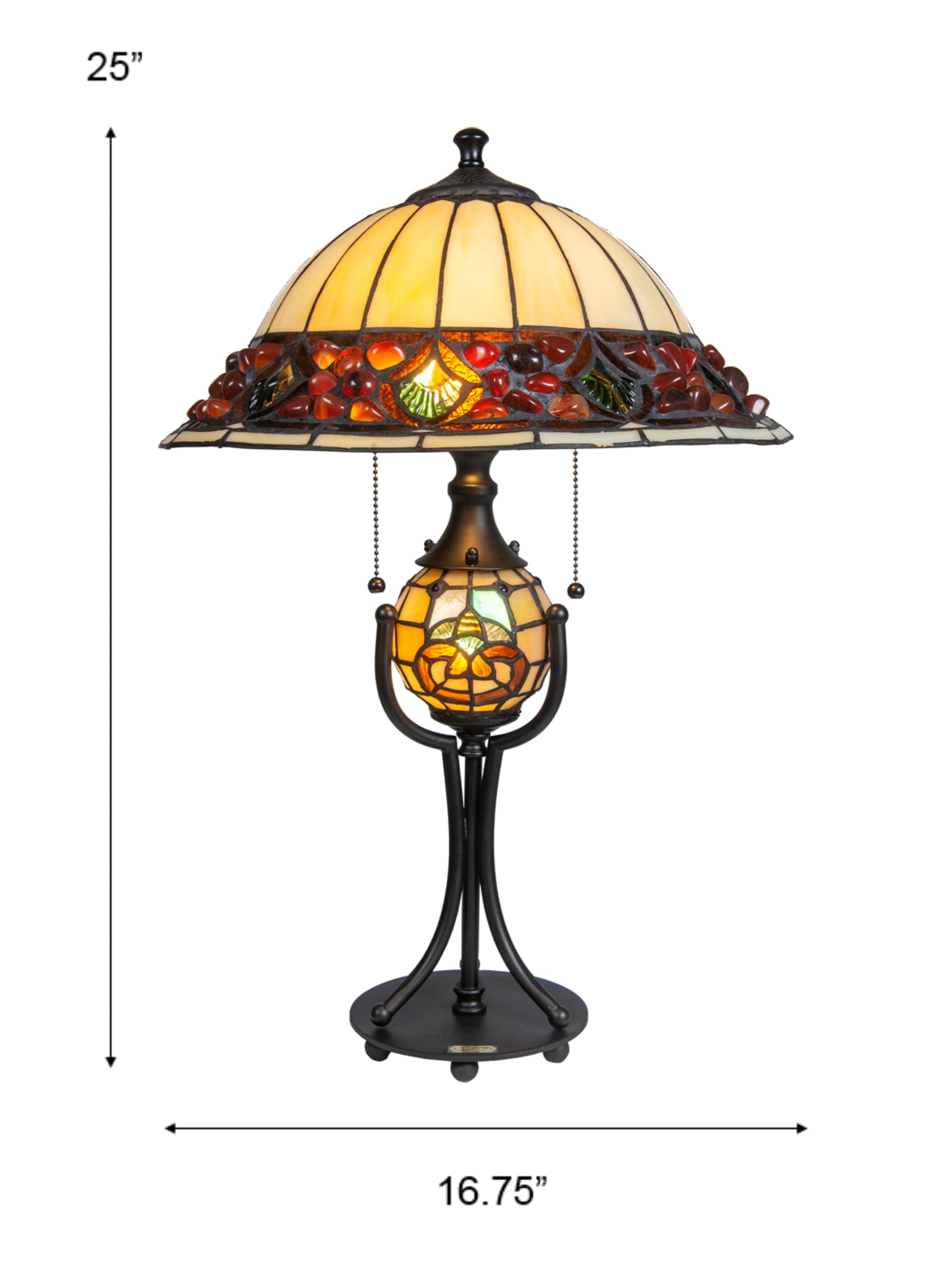 Dale Tiffany Traditional Tiffany Style Table Lamp 25