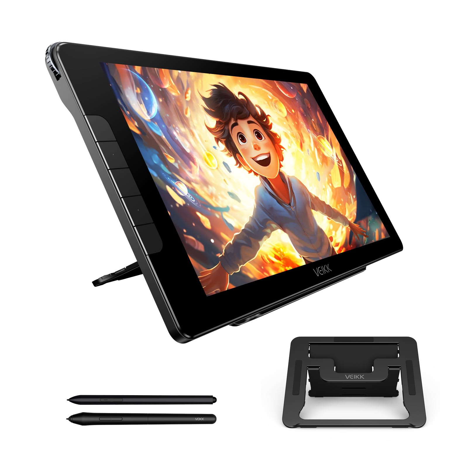 Amazon | VEIKK Studio 16 液タブ 15.6インチ 液晶タブレット 16K筆圧 
