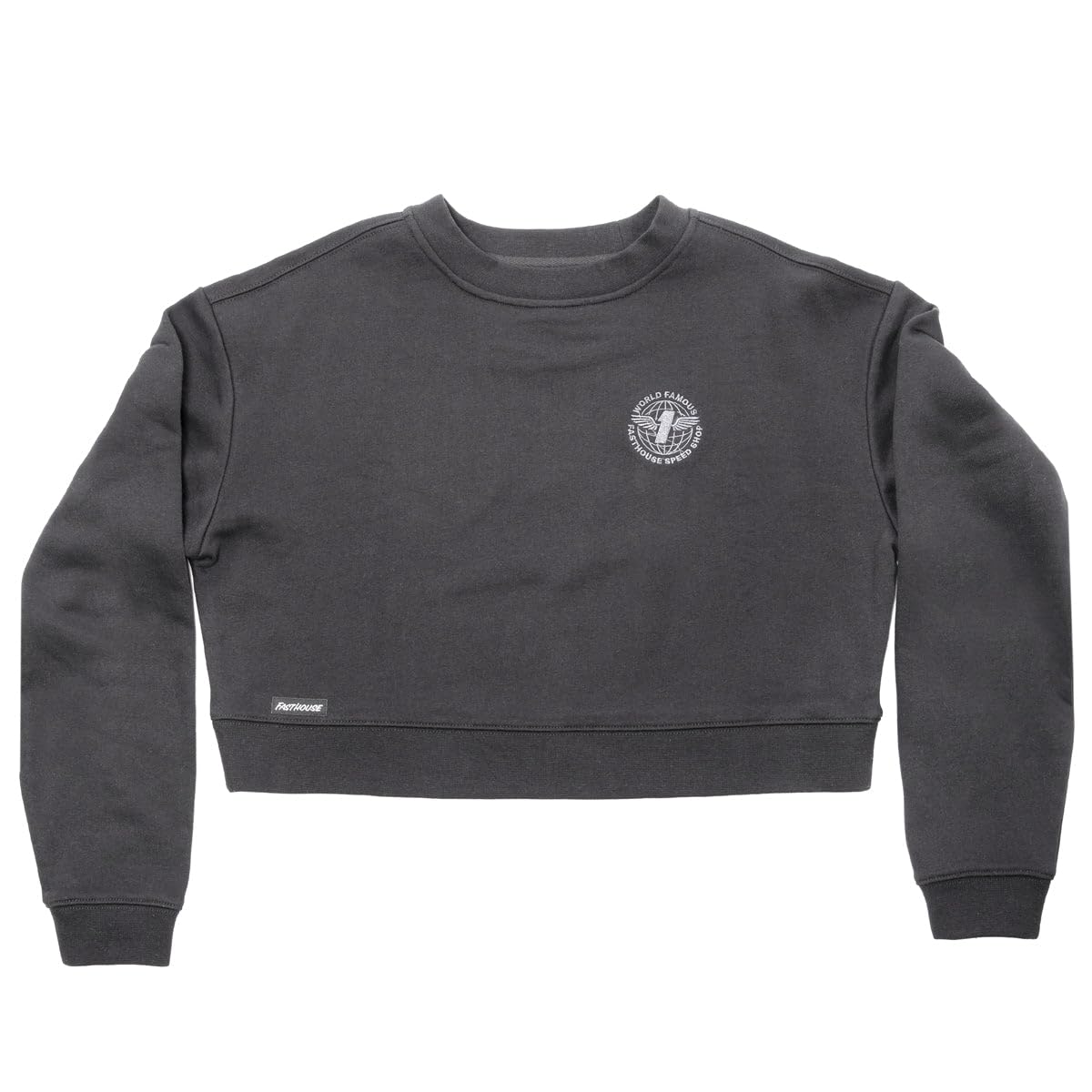 FASTHOUSE Womens Renown Crew Neck Crop Pullover