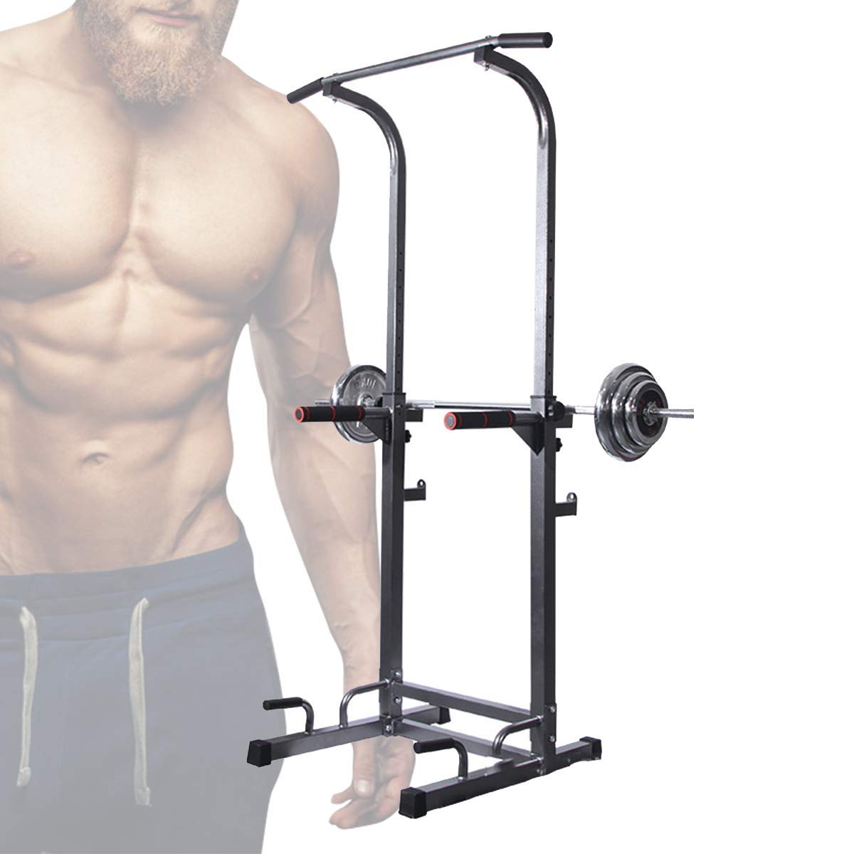 AYCDL Squat Rack Bench Bench Press Home Fitness Shelf Equipment Set, Home Weight Bed Indoor Parallel Barbell Bracket, Power Workout Equipment