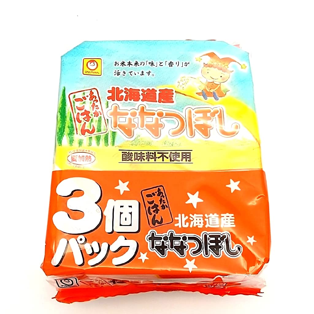 Amazon | マルちゃん あったかごはん ななつぼし 3個パック ( 北海道産