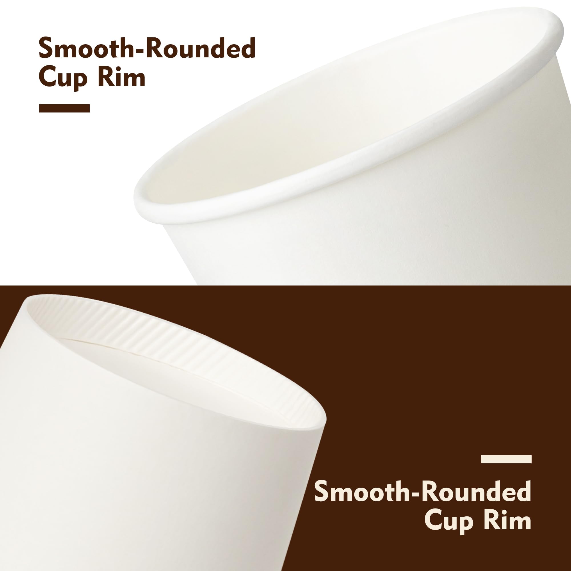 YEEHAW 16 oz Disposable Coffee Cups with Lids 100 Pack — Amazon image 3