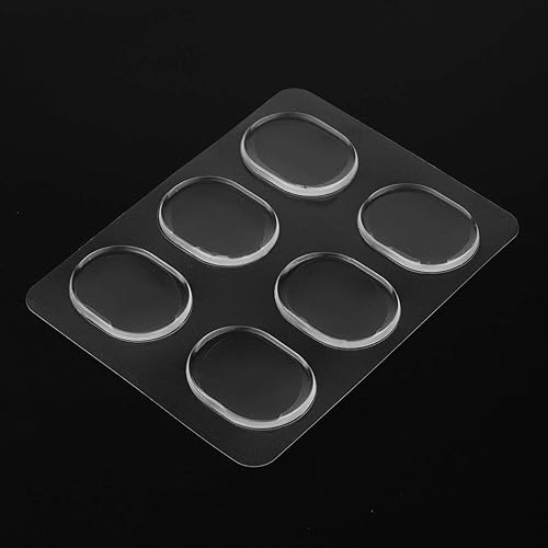 Miniatura 5 de Amortiguadores de tambor de silicona transparente, 18 unidades, almohadillas de gel de silicona no tóxicas, suaves para control de tono de tambor.