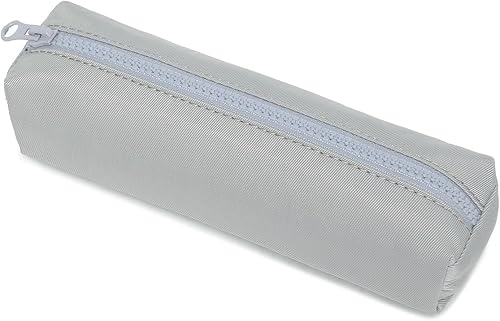 Miniatura 12 de Estuche de Lona para Lápices Bolsa de Artículos de Papelería Estuche para Lápices Almacenamiento Bolsa de Cosméticos (Negro, S) Negro