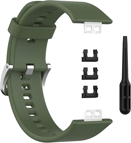 Vista 51 de E ECSEM Correas compatibles con HUAWEI Watch FIT - Correa de repuesto suave, flexible e impermeable, accesorios clásicos, pulseras para Huawei Watch