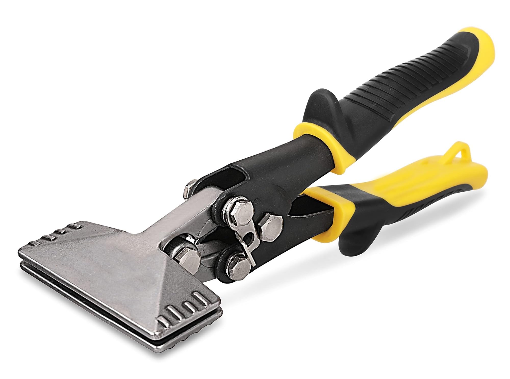 THE WHITE SHOP Sheet Metal Hand Seamer, Straight Jaw Sheet Bender Tools for Flattening Metal,Double Dipped Cushion Handle (Size : A)