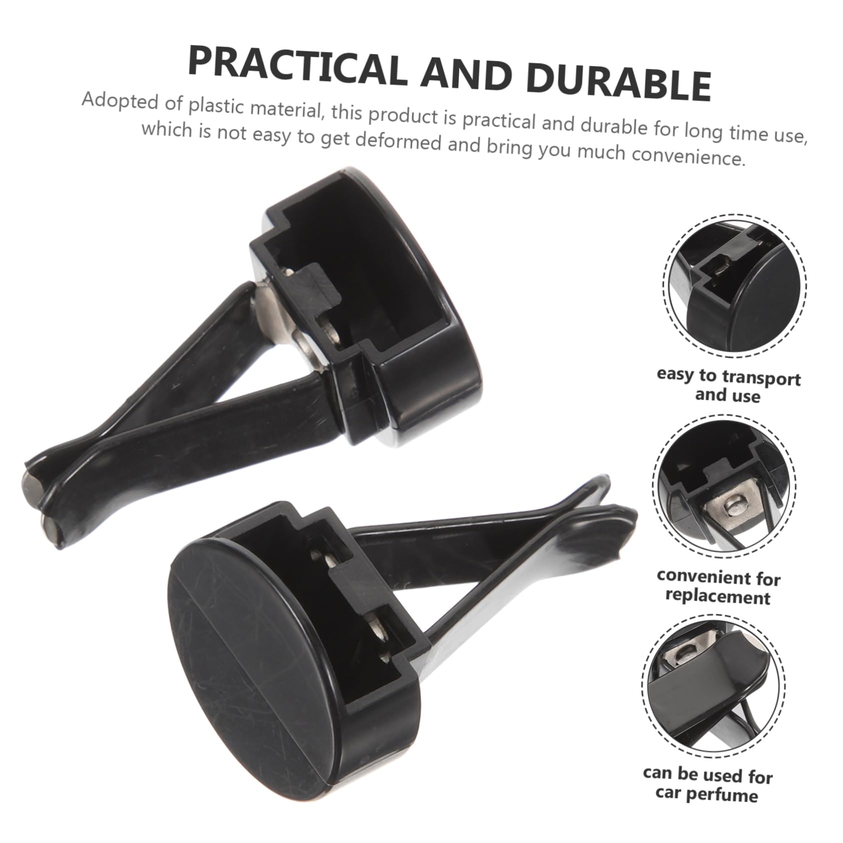 Luxshiny 100pezzi Clip per Bocchetta D'aria Auto Clip per Diffusore Profumo per Prese D'aria per Bocchette Ventilazione