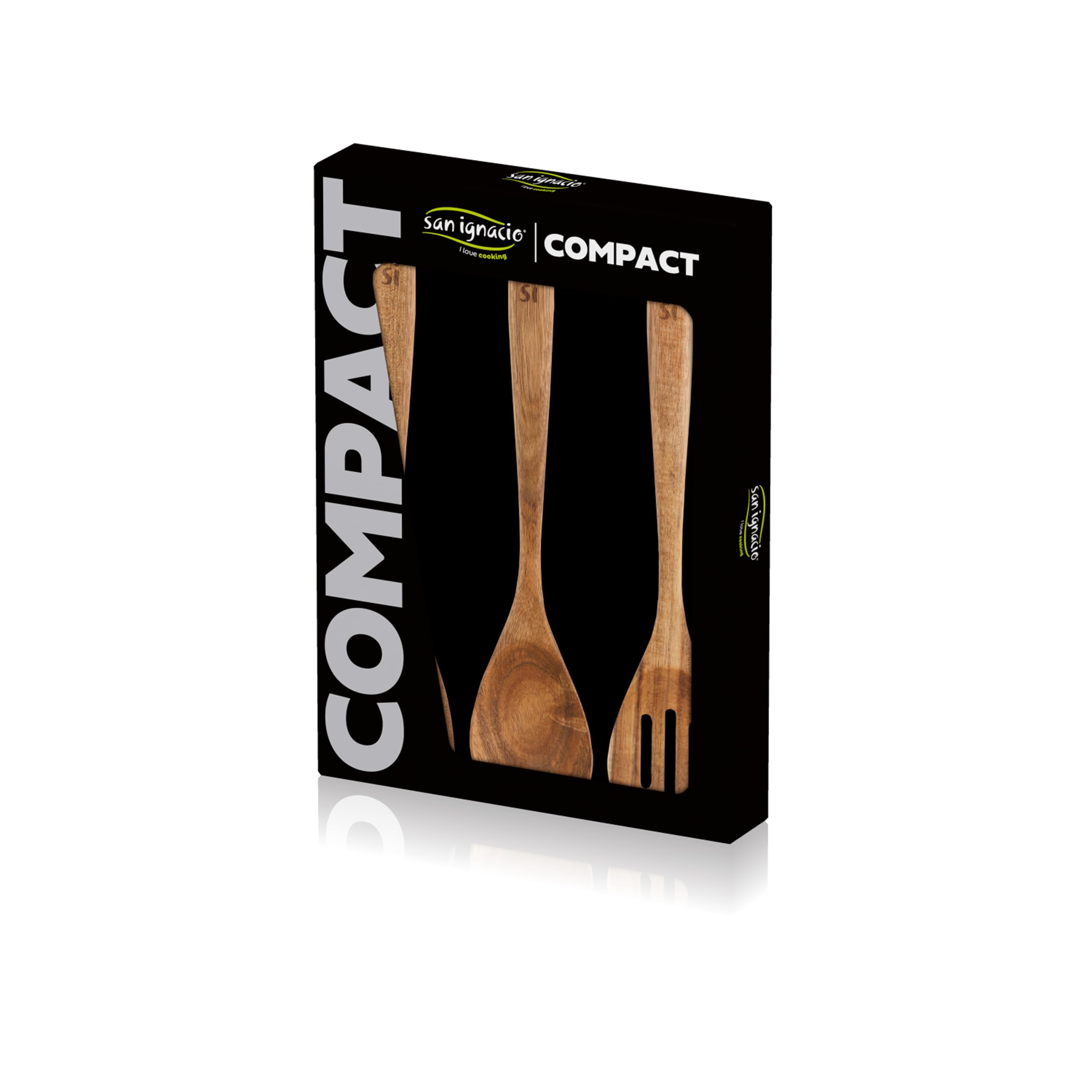 SAN IGNACIO Set 3 sartenes 16/20/24 cm con Set 3 utensilios en Acero | Leroy Merlin