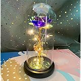 Demanca バラ 造花 Lechin 24Kゴールドローズ 枯れない花 金メッキローズ LEDライト付き電池式 薔薇 花束 プレゼントバレンタインデー 母の日 誕生日 結婚記念日 クリスマス 新年 お祝いに適用 彼女への贈り物プレゼントクリスマスプレゼントお正月プレゼントです (J)