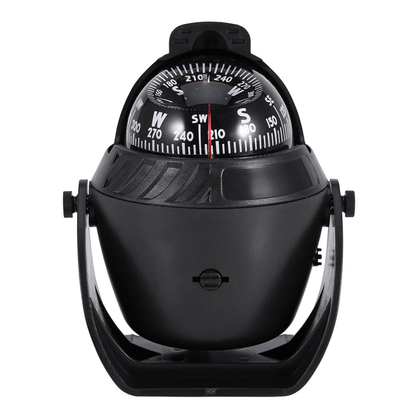 JINGYAN Kompasy Car Compass Light Pivoting Cyfrowy Kompas High Precision Elektroniczny Kula Magnetyczna Marine Boat