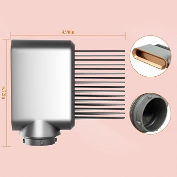 Wide Tooth Comb Nozzle Attachment for Dyson Airwrap HS01/05/08