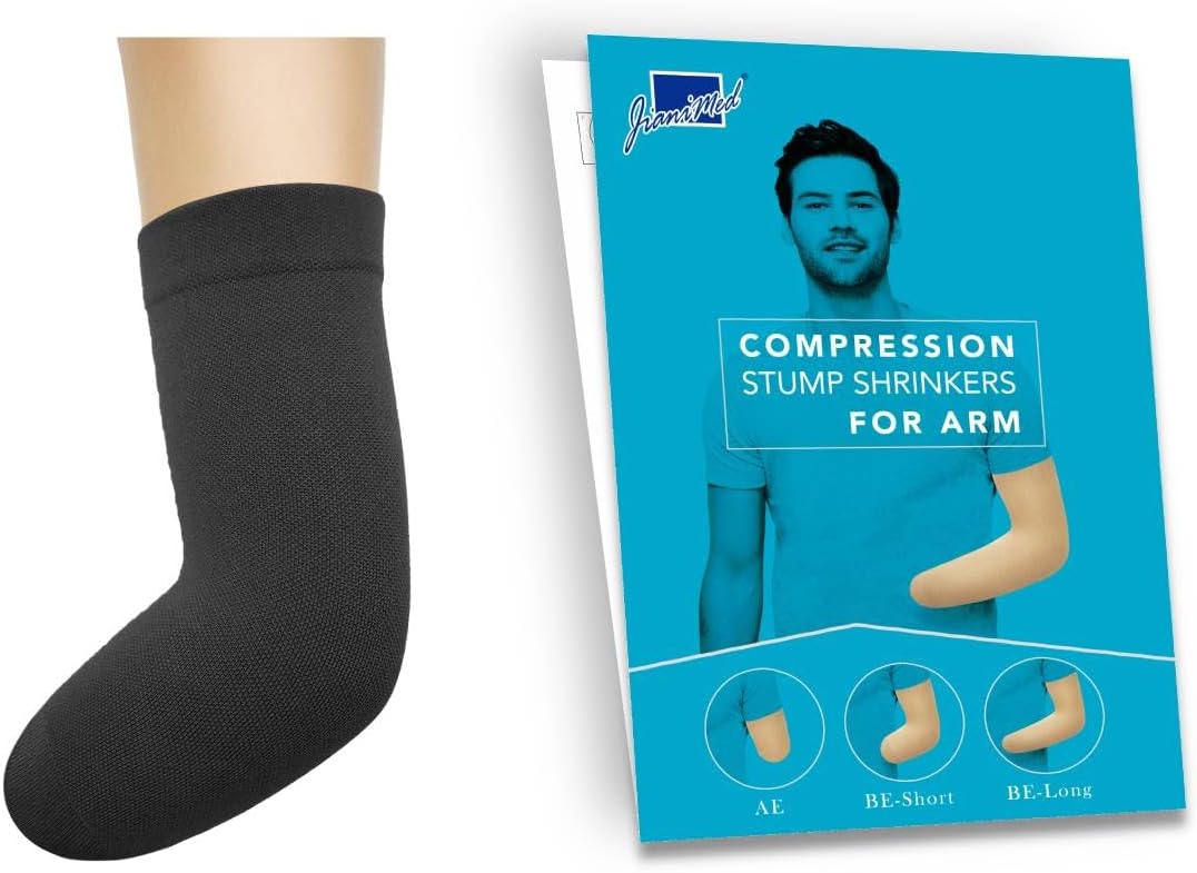 Prosthetic Stump Shrinkers for Arm–Below Elbow - Short, Compression, Healthcare, Amputee arm Sleeve, 20-30, Elastic, Taiwan Excellence L