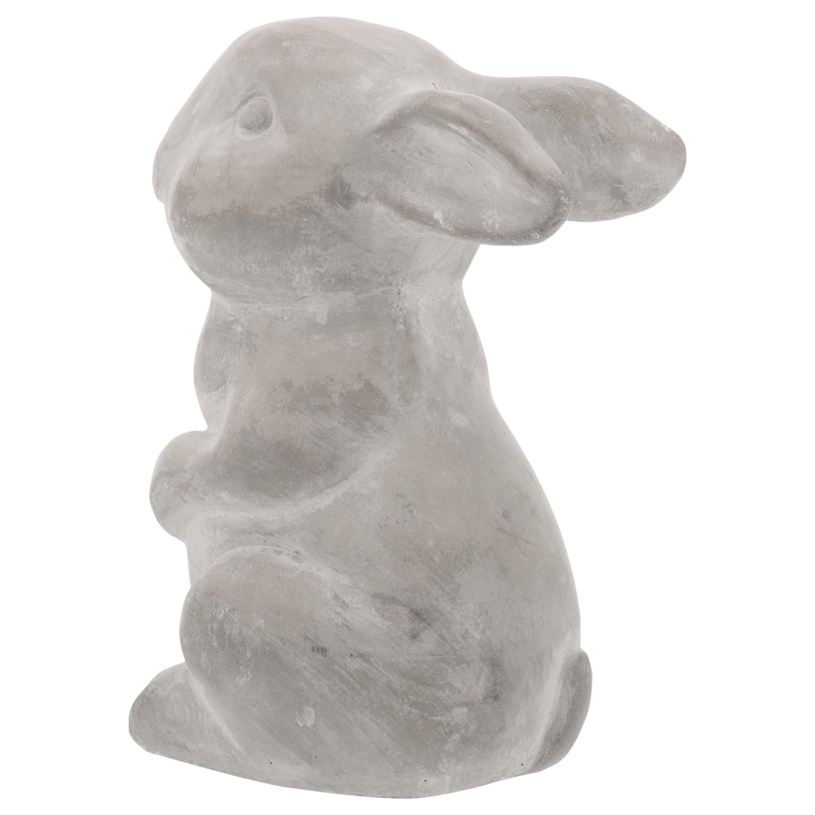 Lapin de jardin européen réaliste en ciment pour sublimer vos parterres de fleurs