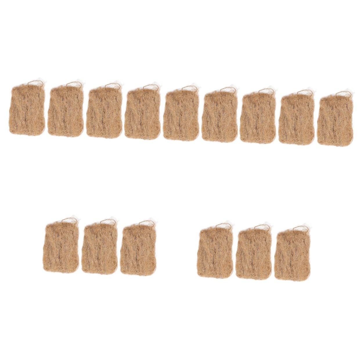 ifundom 5 Ensembles Soie De Jute Outil D'incendie Pratique Outil De Feu De Camping Allume-feu Professionnel Allume-Flamme De Camping Approvisionnement Light Brown 3 Pièces * 5