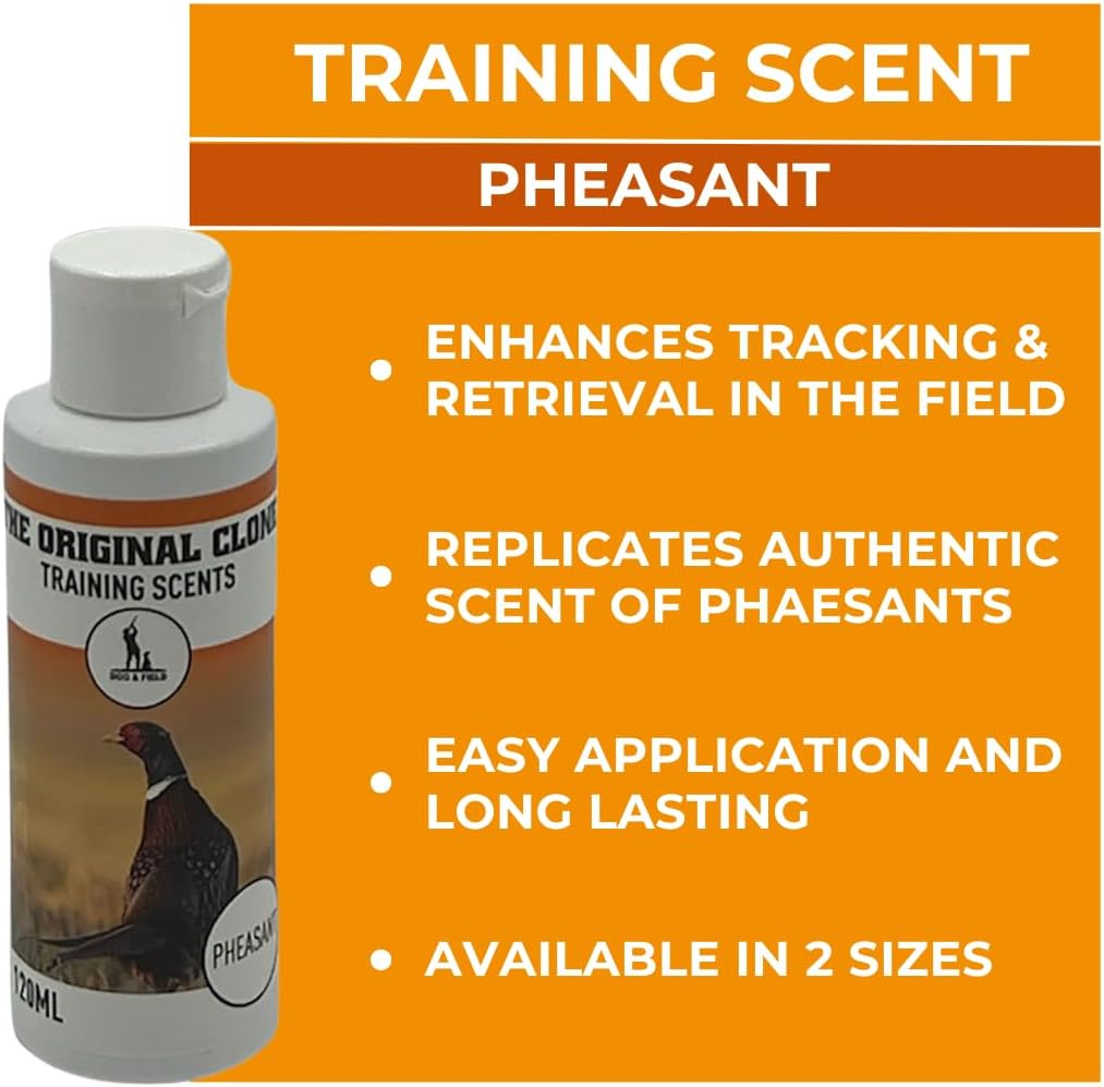Dog & Field The Original Clone Dog Training SCENTS Gundog & Scent Training with Pheasant, Duck, Rabbit & Grouse Scented Liquid