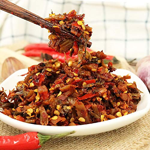 Guizhou specialty spicy and spicy vegetables 300g（60g*5） packs, delicious food, pickled pickles, mustard pickles (10.6oz.)