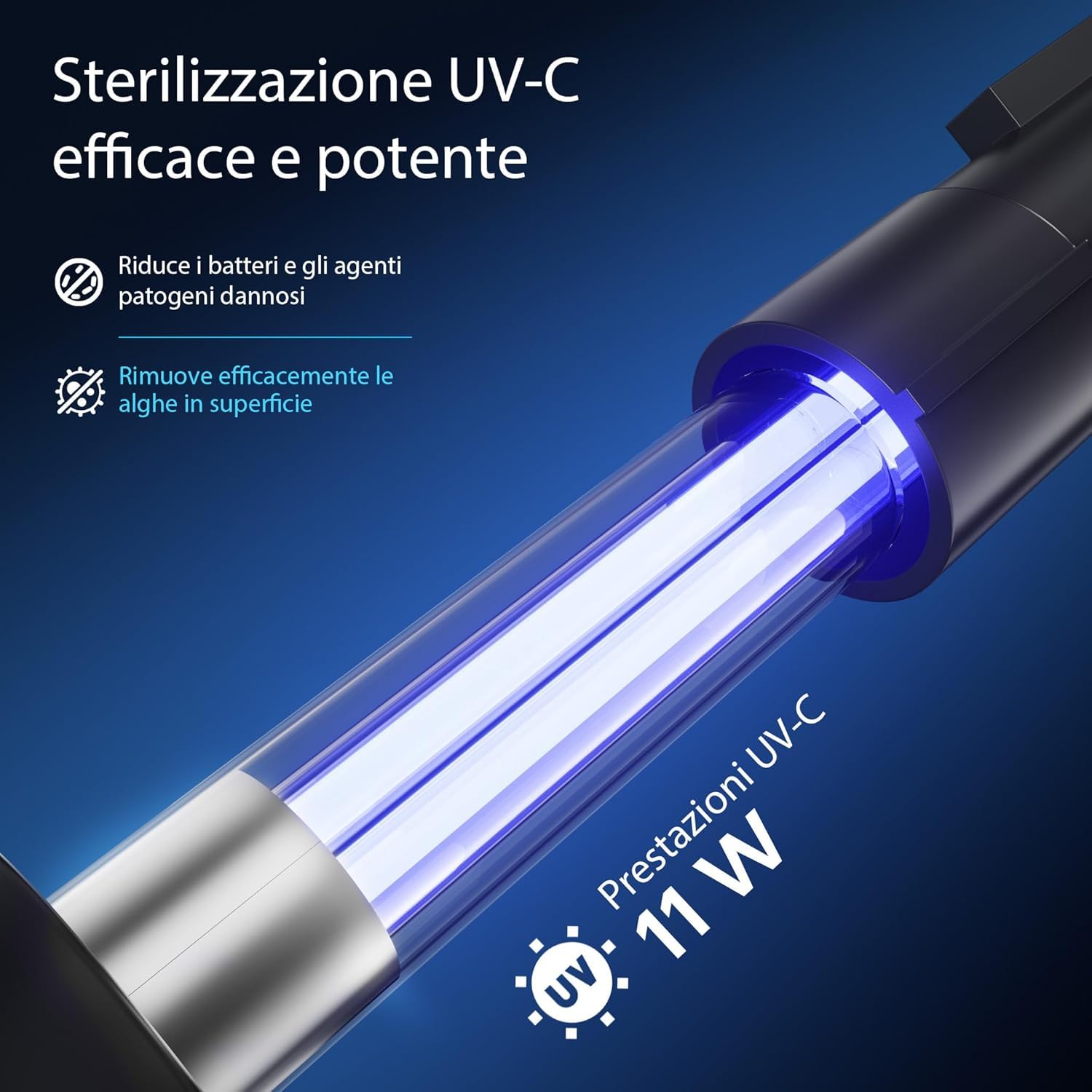 Aquariumline CPF-250 Filtro Pressurizzato per Laghetti con Lampada UV-C – Sistema di Filtrazione Esterna per Acqua Cristallina, Ideale per Laghetti da Giardino e Carpe Koi