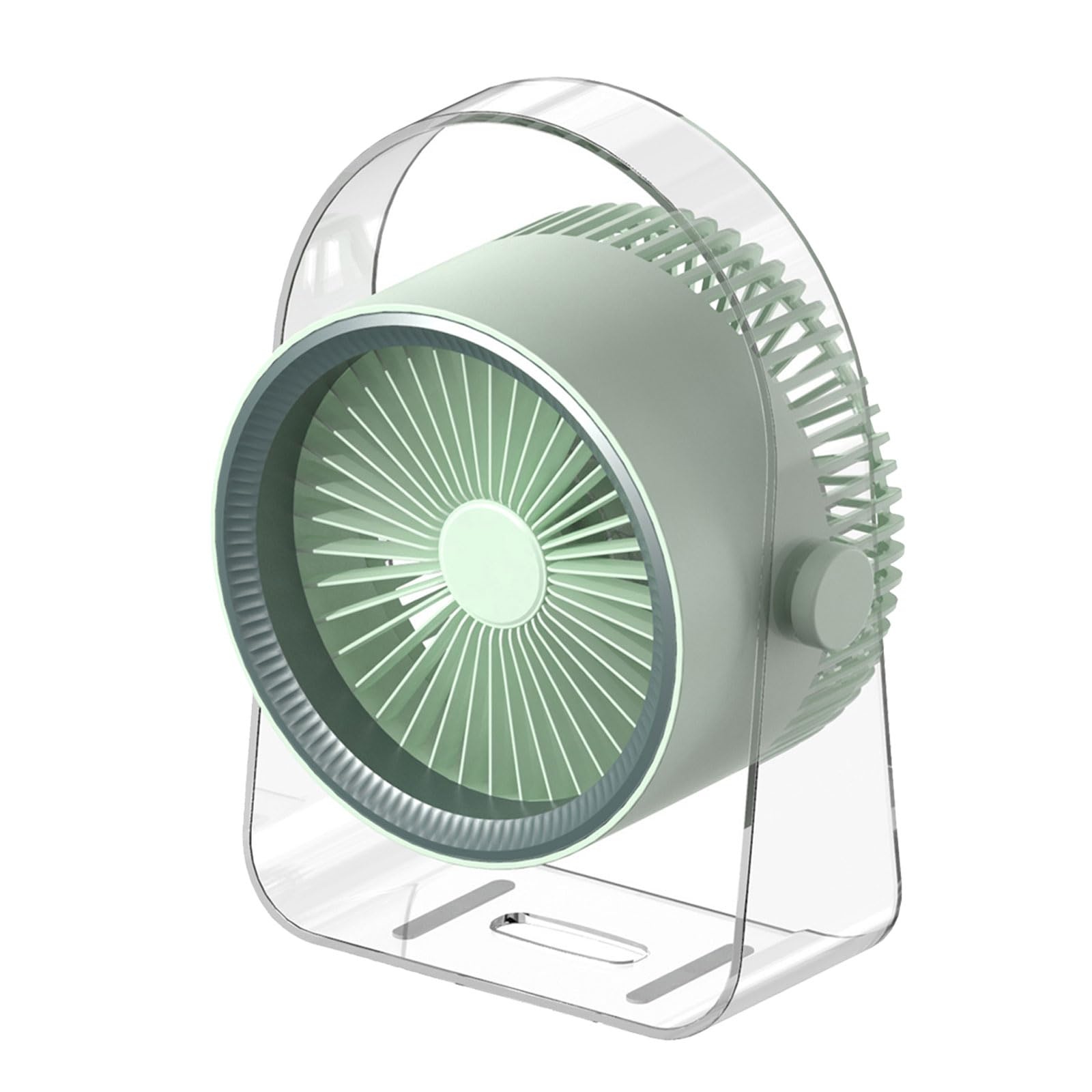 Tsophreniq Desktop Fan USB Rechargeable Wall Mounted 3 Speeds Circulating Cooling for Desktop Use Student Room