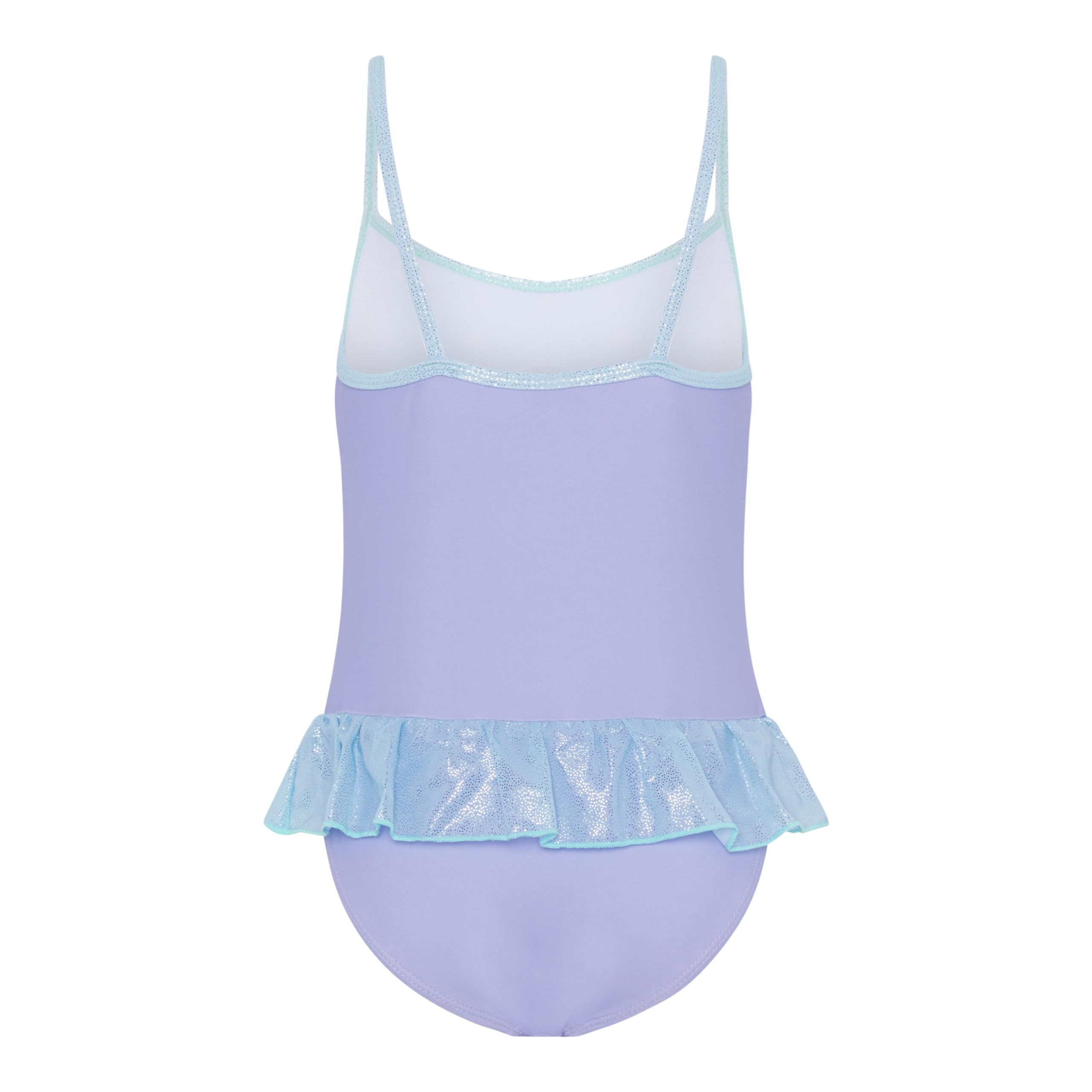 Disney Costume da Bagno Frozen, Costume da Ragazza con Volant Elsa in My Element