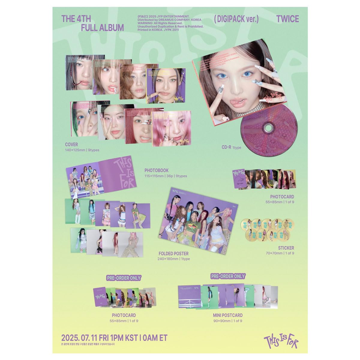 Juego de 4º álbum completo (versión DIGIPACK)