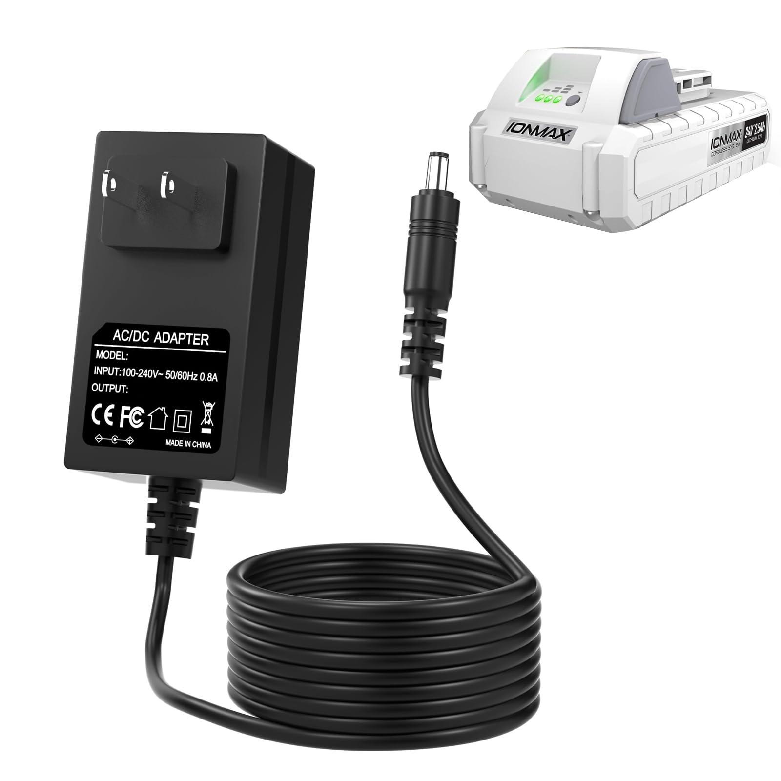 Amazon.com: Charger for Snow Joe & Sun Joe 24v Lithium Ion Battery