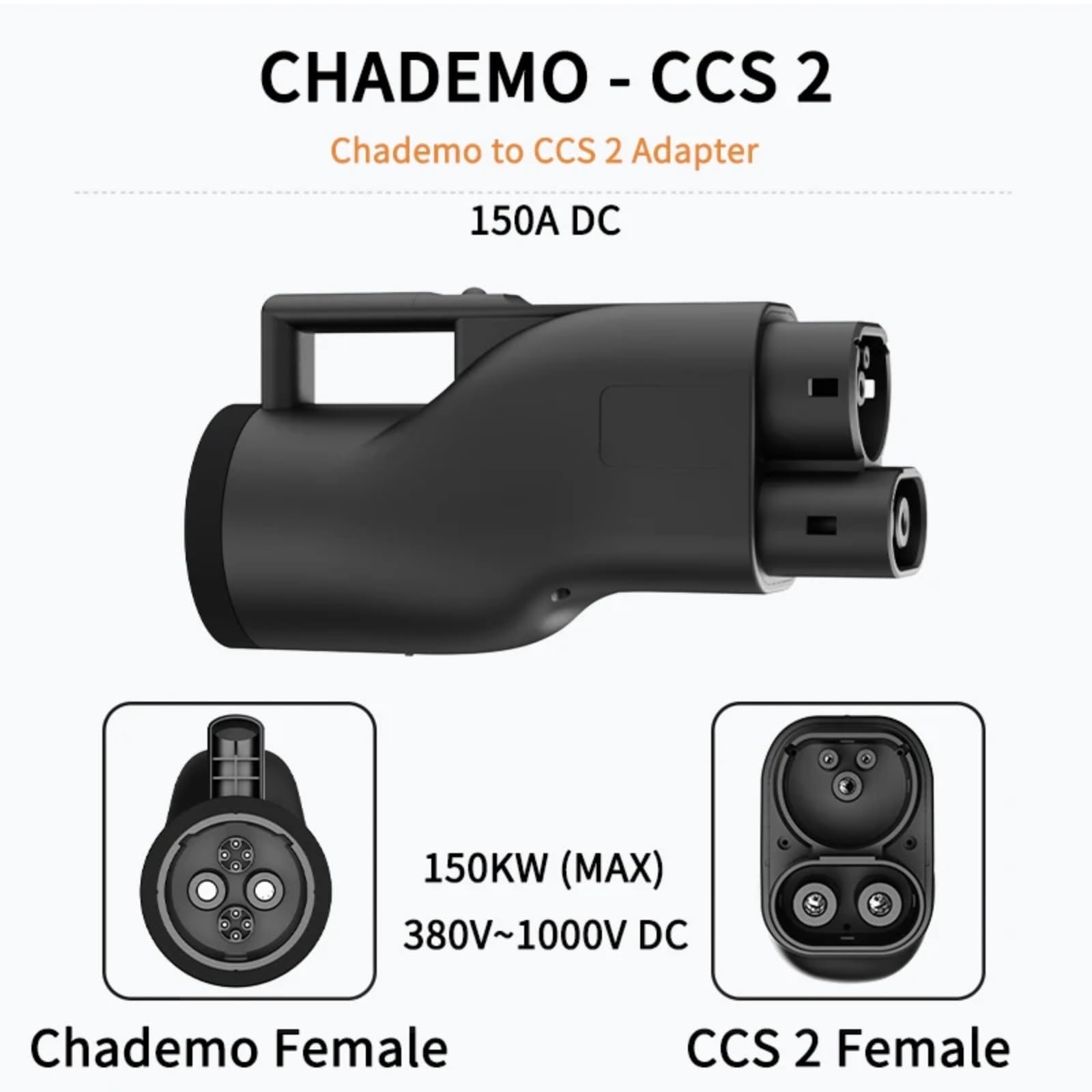 S2 to GBT250A Chademo to S1150A GBT to DC EV Ladegerät Auto Adapter(GBT to; S2; 250A)