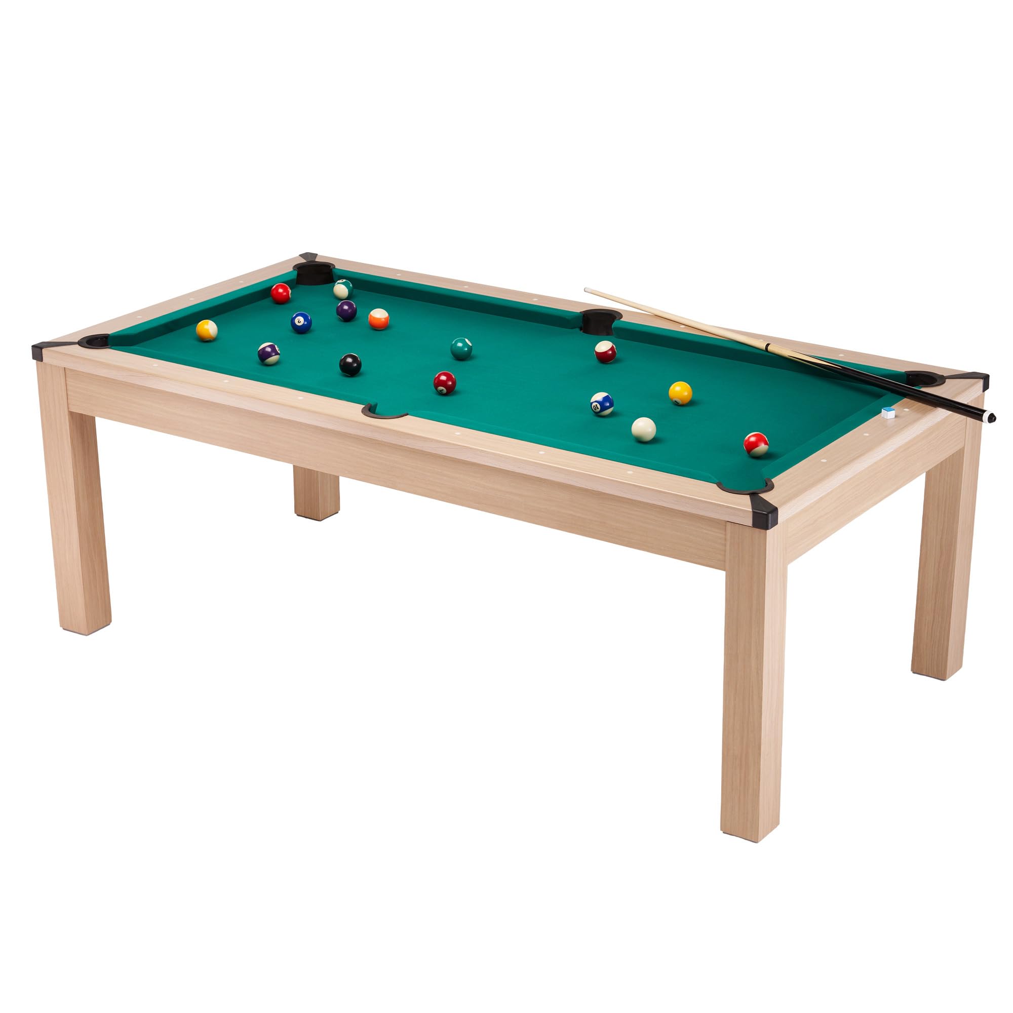 Table de Salle à Manger Convertible 3 en 1 Billard Tennis de Table 6-8 Places