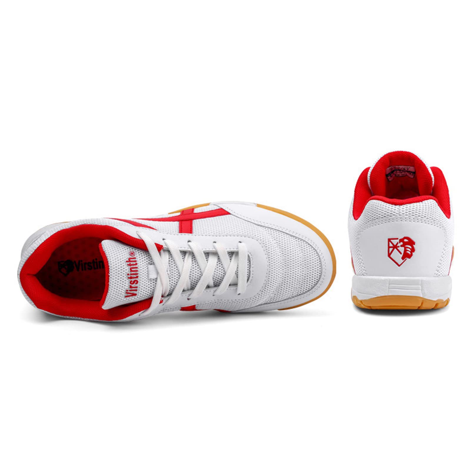 Scarpe da Ping Pong da Uomo Sneaker da Interno Scarpe in Rete Leggera con Fondo Morbido