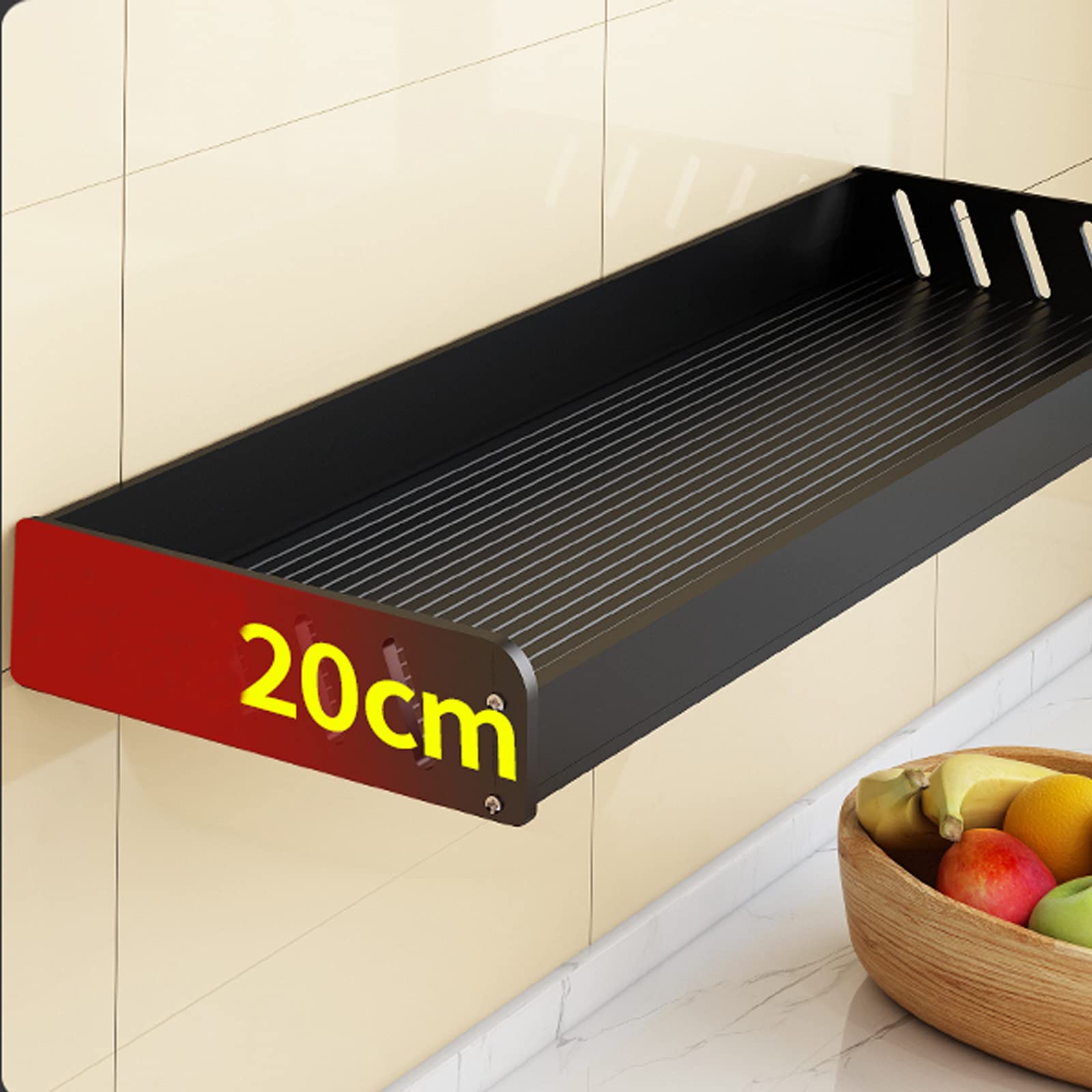 Estante de Almacenamiento de Aluminio para microondas - Soporte de Pared para Horno, Estante de Cocina para frascos de Especias y Utensilios de Cocina, Soporte para microondas Que