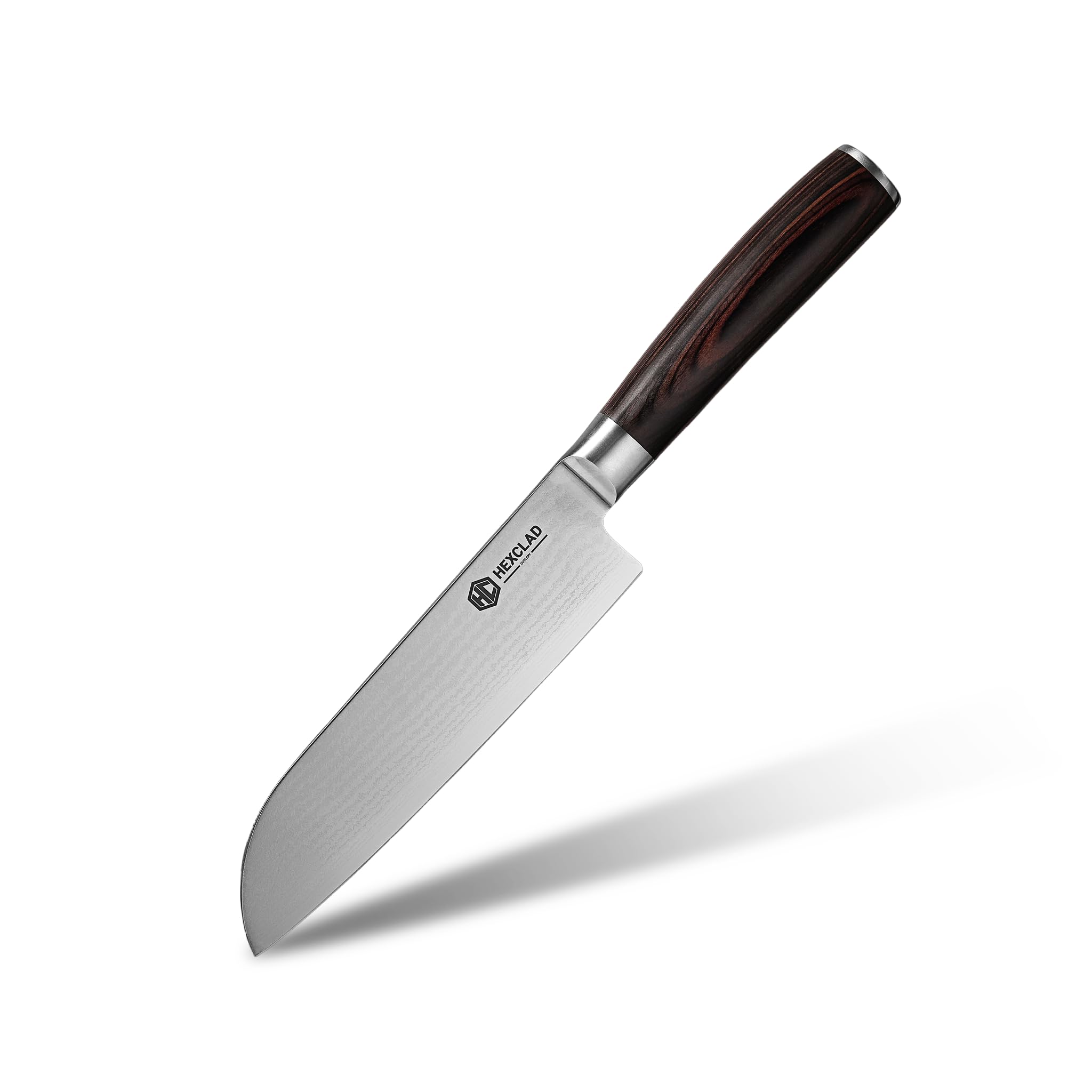 HexClad 8" Japanese Damascus Stainless Steel Chef Knife, Full Tang Handle — Amazon image 24