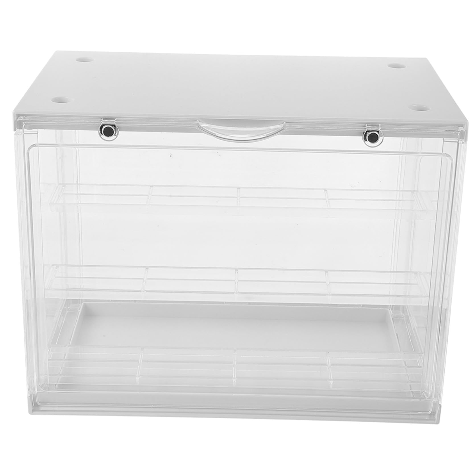 Caja de Exhibición de Figuras 3 Capas Abs Transparente