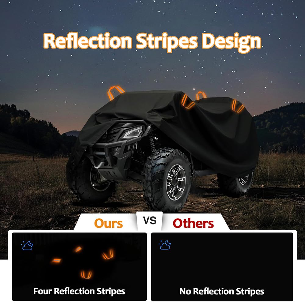 Housse pour Quad pour CF Moto CForce 625 Touring 2022, Couverture Quad ATV Protection Contre la Pluie Neige UV Poussière Exterieur Bache