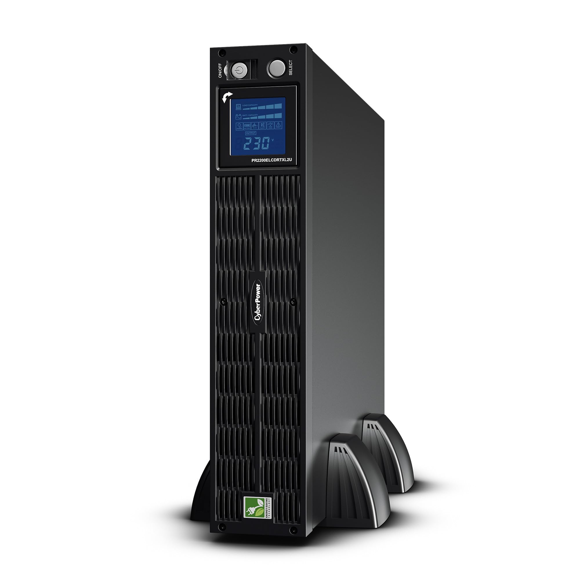 PR2200ELCDRTXL2U Aplicación inteligente de alto voltaje de onda sinusoidal UPS de respaldo de batería y protector de sobretensiones, 2200VA/1650W, 10 tomas, AVR, 2U Rack/Tower 4