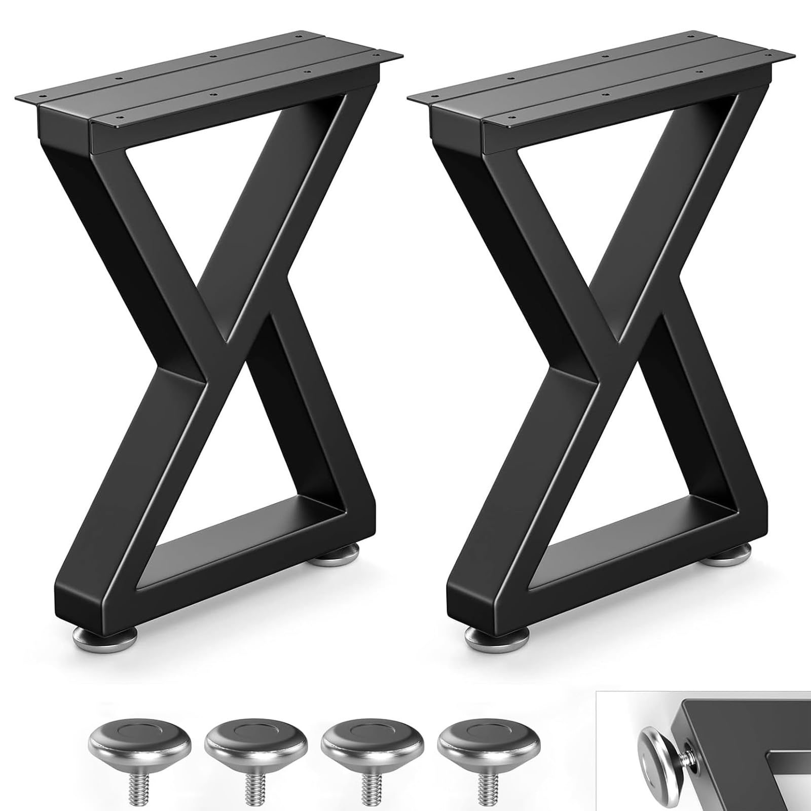 新品未開封　LABRICO STEEL TABLE LEG （black）４本 Amazon.com: ALLCOS Metal Legs for Table 28 inch Trapezoid Shape