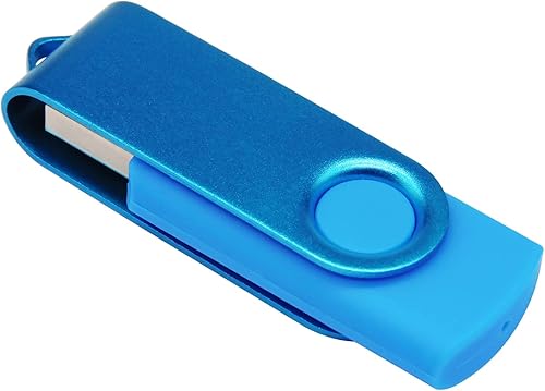 Miniatura 4 de Mini unidad flash USB de capacidad con 1 OTG (Micro USB) y 1 adaptador tipo C (USB-C) para teléfono móvil (azul 1 GB)