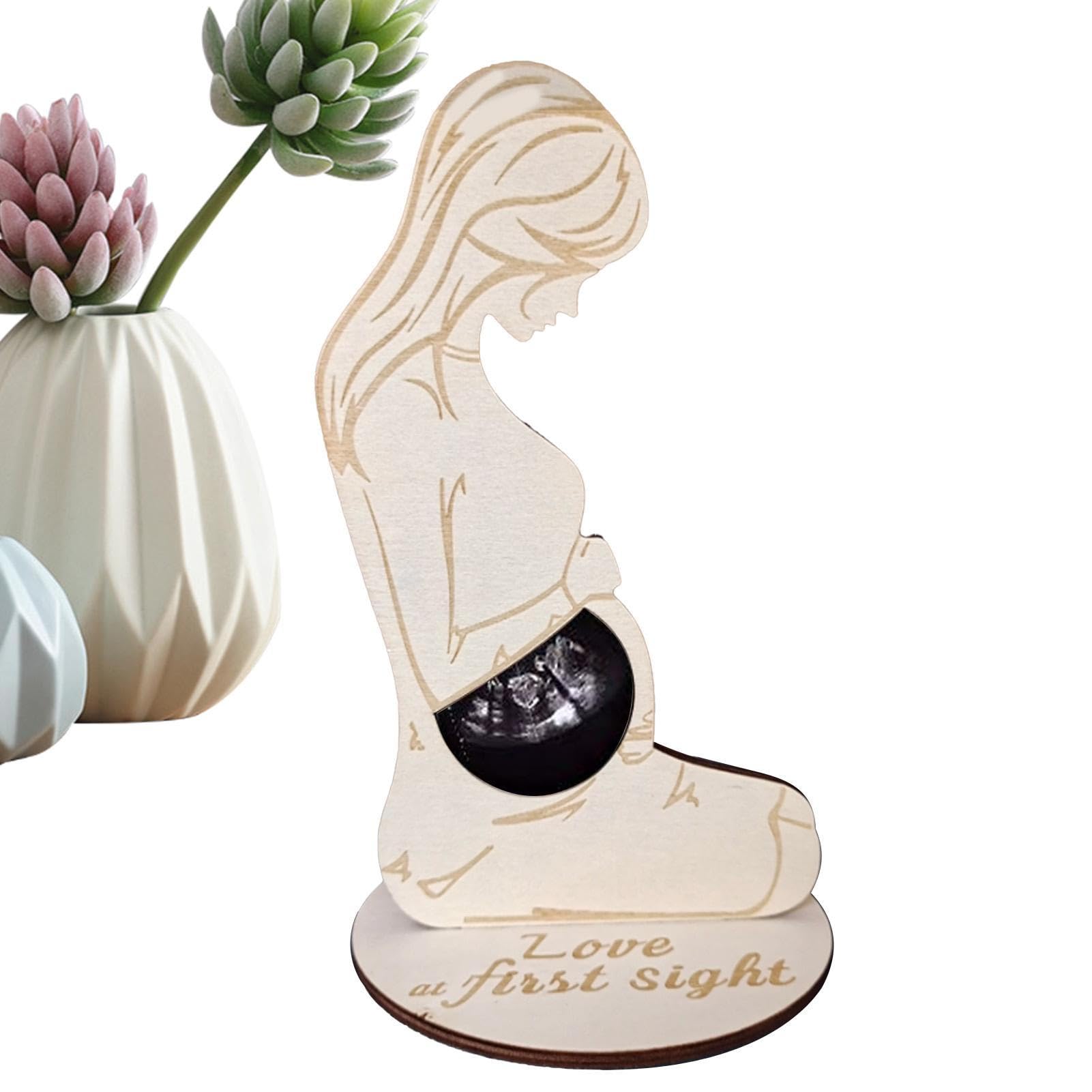 Cornice Per Ecografia KeaBabies - Cornice Ultrasuoni Per Genitori In Attesa | Annuncio Gravidanza E Rivelazione Sesso | Bianco Alpine 18x18 Cm