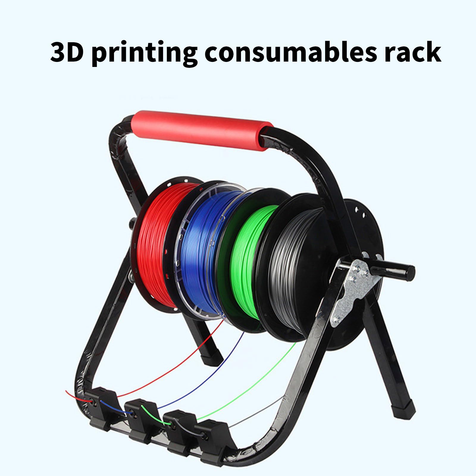 Kapazität 3D Druck Filamenthalterungen, Metallspulenhalter für die Ender3-Serie, bietet Platz für Spulenhalterhalterungen verschiedener Materialtypen
