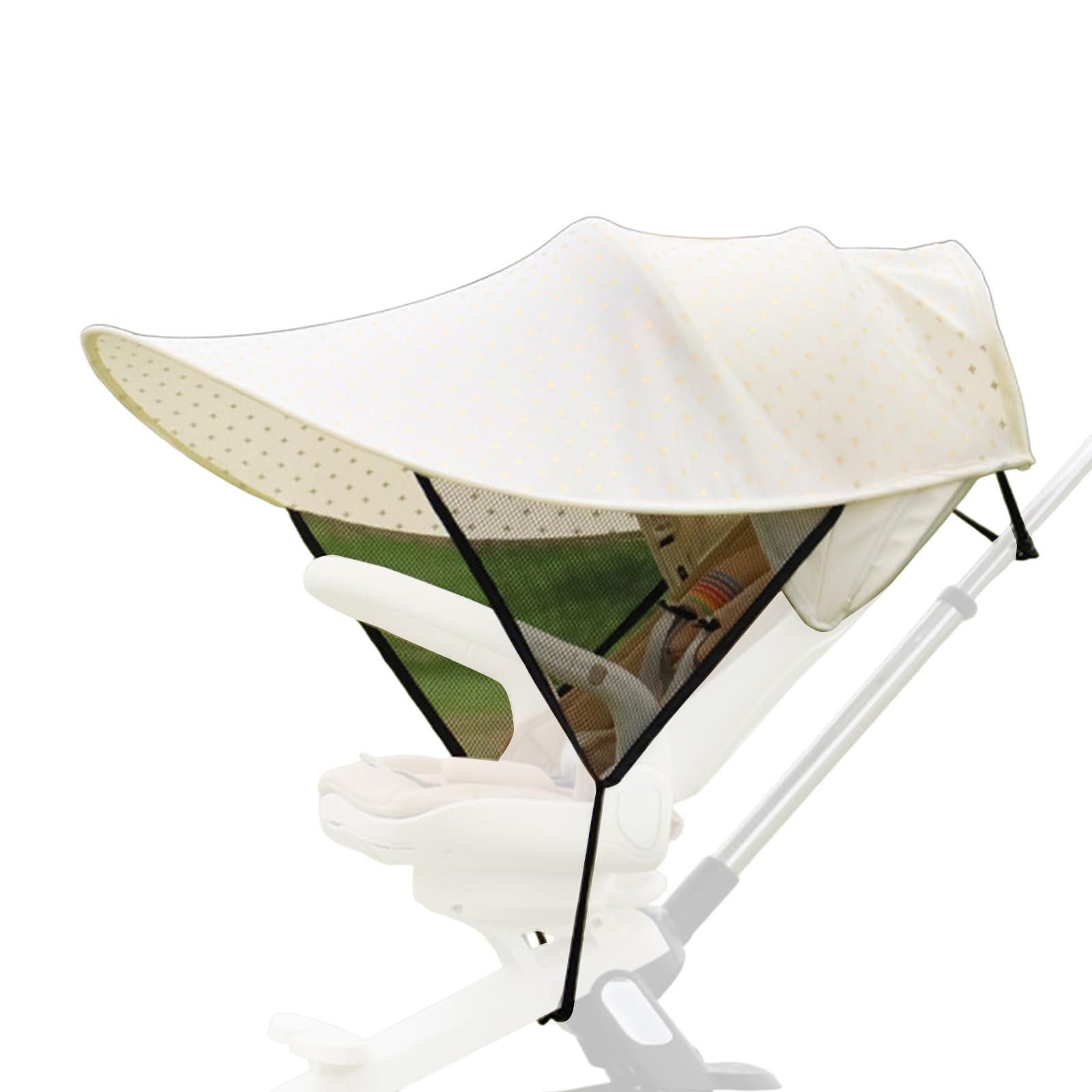 Upgraded Infant Sun Breathable & Lightweight Pram Awning Baby Carriages Sun Shade Suitable for Outdoor Use