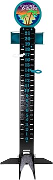SWEN Products Tropical Oasis Steel Metal Lawn Scoreboard