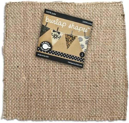 Canvas Corp - Burlap Shapes - Square