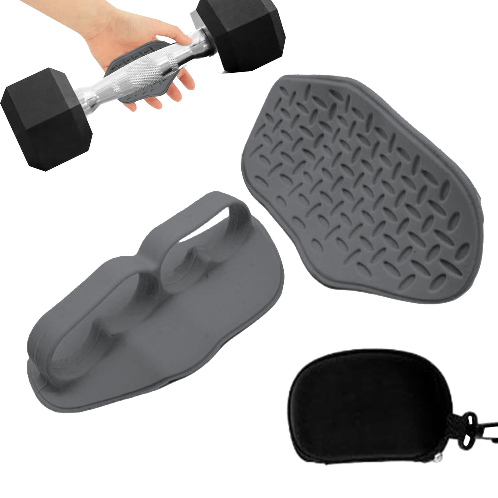 Lot De 2 Poignées De Musculation F Fityle – Anti-dérapant, Sans Doigts, Portables – Pour Tractions, Rameur